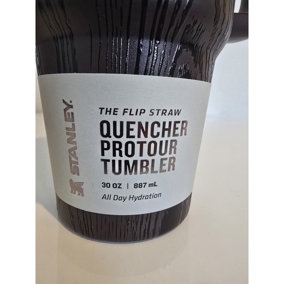 Stanley 30oz Pro Tour Tumbler Redwood Woodgrain Exclusive New - Picture 4 of 13